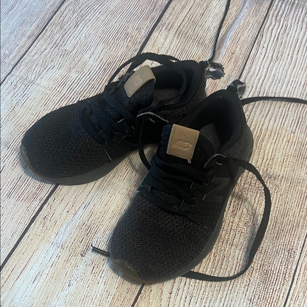 New Balance Black and Tan Athletic Shoes